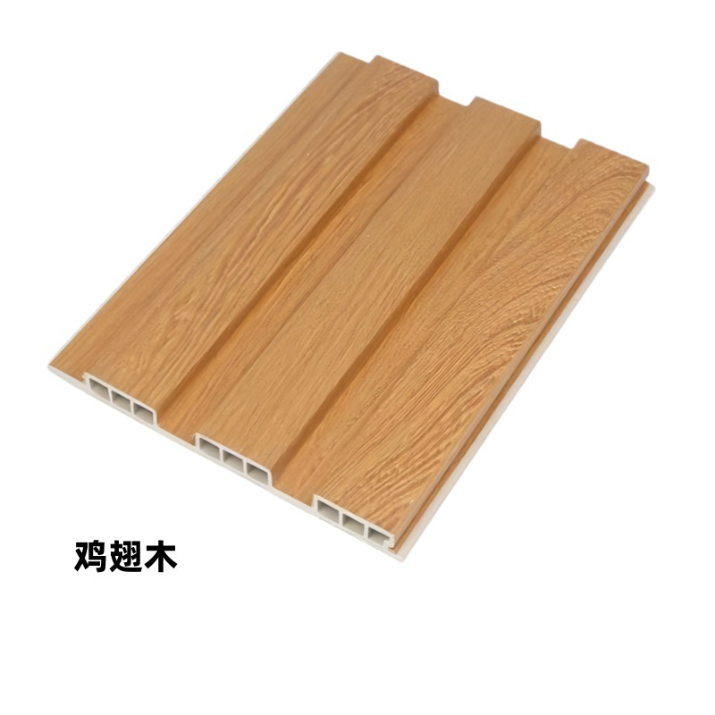 Panel de Pared de Madera Plástica Eco 195, Resistente al Fuego y Humedad, para Interior y Hotel