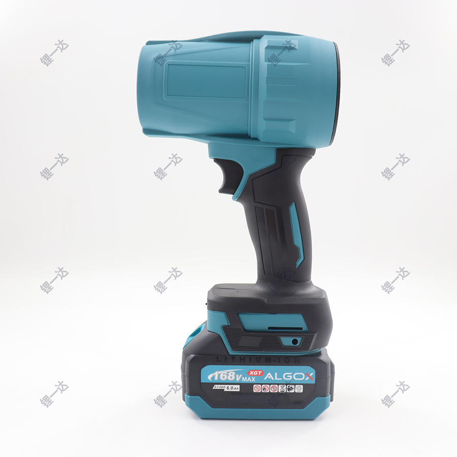 Lithium battery high-power dust removal charging fan portable high-force leaf blowing, water washing car hair dryer turbine