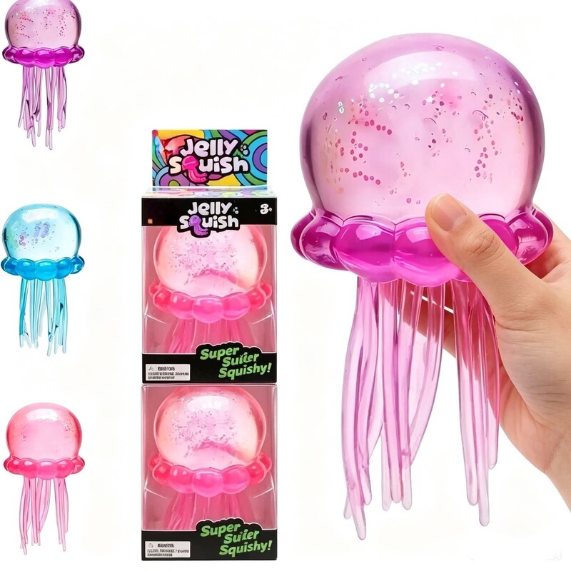 Cross-Border New Product Needoh Jellyfish Maltose Squeeze Toy Slow Rebound Stress Relief Toy Wholesale Cross-Border New Product Needoh Jellyfish Maltose Squeeze Toy Slow Rebound Stress Relief Toy Wholesale