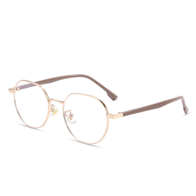 Gafas de lectura explosivas de celebridades de Internet, marco grande de metal, moda, de mediana edad y ancianos, gafas de lectura anti-luz azul de alta definición ultraligeras y cómodas