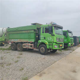 二手自卸车图片 解放 德龙 二手后八轮自卸车 5.8米长大箱包提档