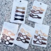 New milk tea color grinding duckbill bangs shattered hair side clip behind the head clip 2 yuan shop supply source