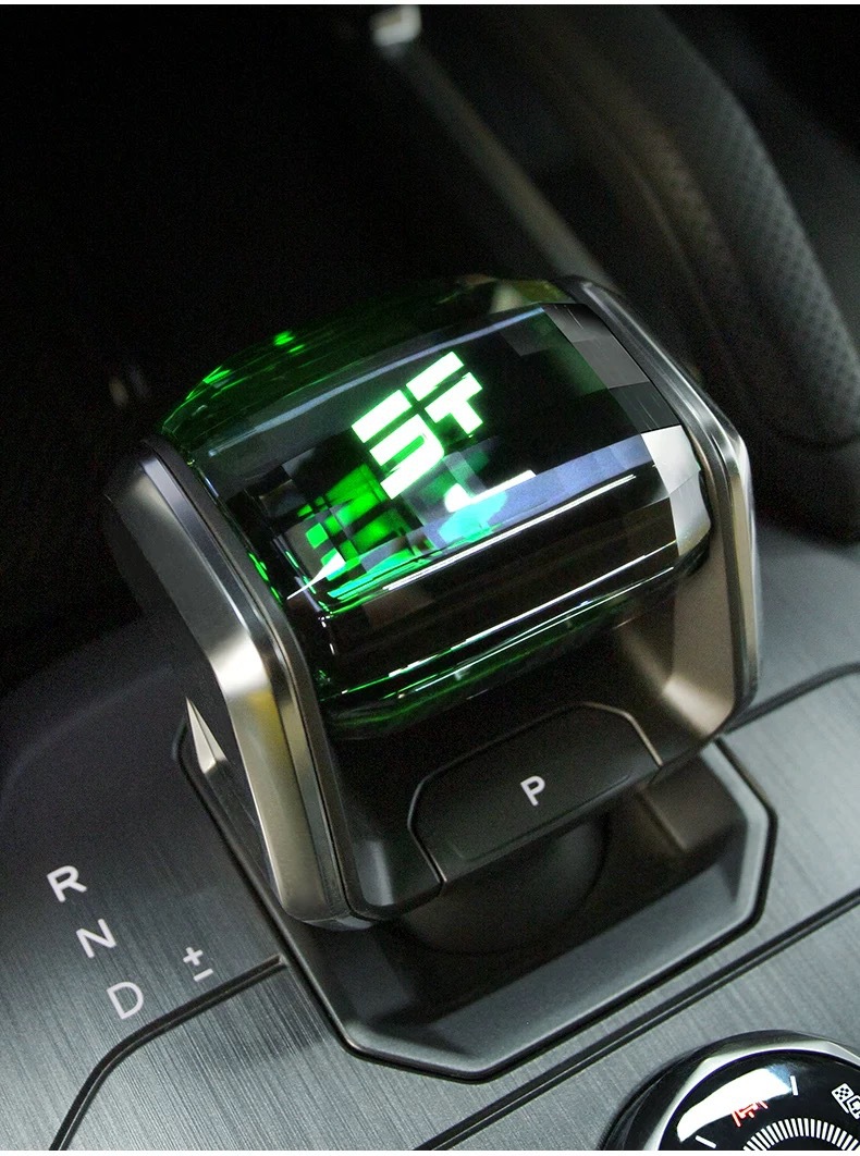 Suitable for Chery Jetour Traveler/Shanhai T2 Modified Crystal Gear Shift Knob with Seven-Color Illuminated Armrest