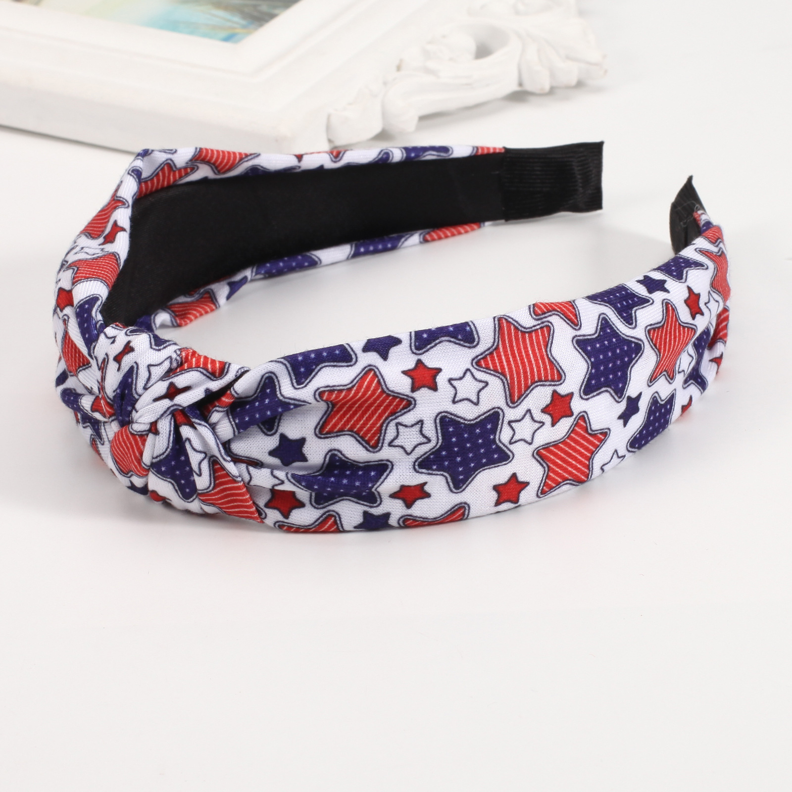 Women's Classic Style American Flag Cloth Printing Hair Band display picture 5