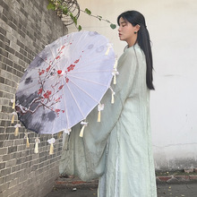 花瓣流苏伞走秀旗袍摄影舞蹈油纸伞汉服道具水墨梅花伞演出伞