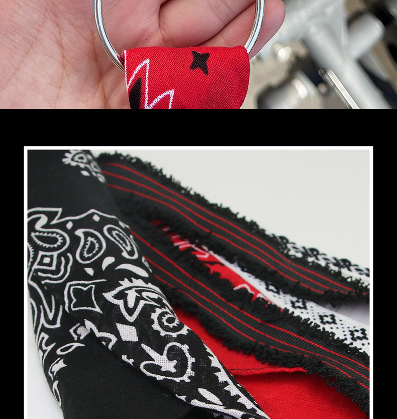Universal Handlebar Pendant Motorcycle Handle Ribbon Harley Horn Square Towel Decoration Electric Vehicle Trendy Brake Highway