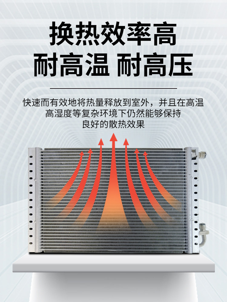 Car air conditioning condenser modification universal cooling mesh for engineering trucks, agricultural vehicles, excavators, forklifts, and loaders