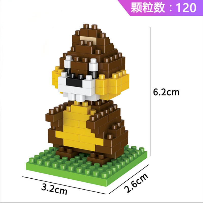 Intellectual constructor, small toy, cartoon dinosaur, Birthday gift