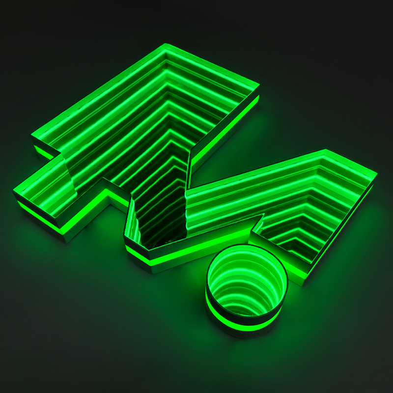 千层镜发光字、深渊字