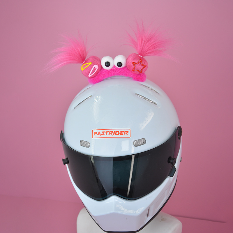 Helmet Decoration Three Lucky Babies Ornament Electric Car Helmet Accessories