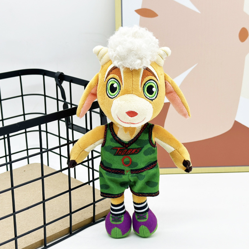 跨境新品GOAT movie plush 历史球员  羊羊球员 玩偶公仔玩具|undefined