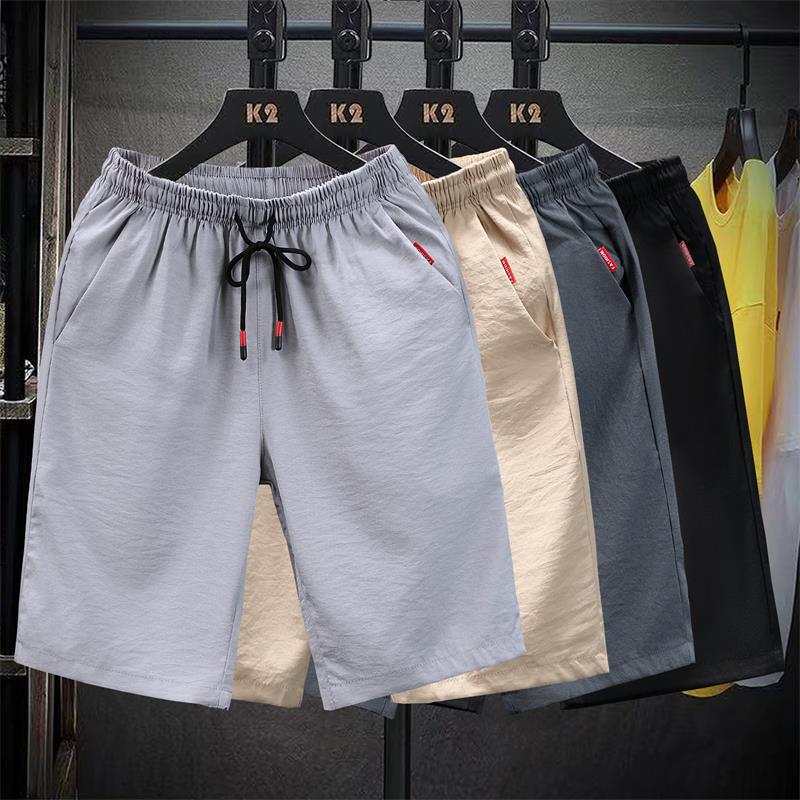 2023 pantalones cortos deportivos verano nuevo estilo coreano suelta juventud casual moda marca pantalones cortos rectos ropa de hombre