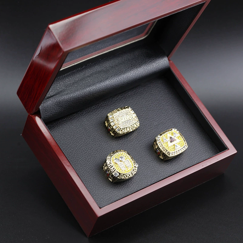 2000-2002 Los Angeles Lakers Aonier Basketball Champions Ring 3 set