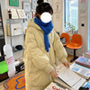 日系學院風棉服女2022冬季新款長款過膝連帽棉衣面包服外套ins潮