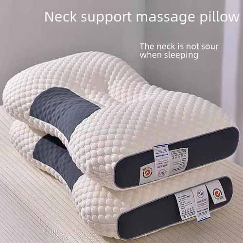 A pair of SPA massage pillows, neck cushion that won't collapse, cervical pillow memory pillow for home use, pillow core for promotional gifts