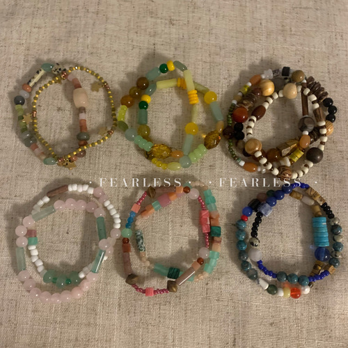 Xiaohongshu Recommended Chinese Retro Beaded Bracelet for Women Autumn/Winter Unique Layered Accessory Design Friend Bracelet