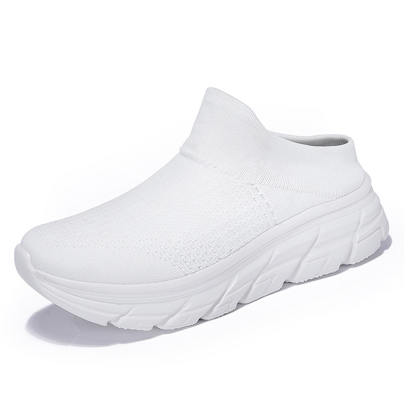 Mules Deportivos para Hombre Talla 46-47 de Tejido Volador y MD Transpirable para Ocio