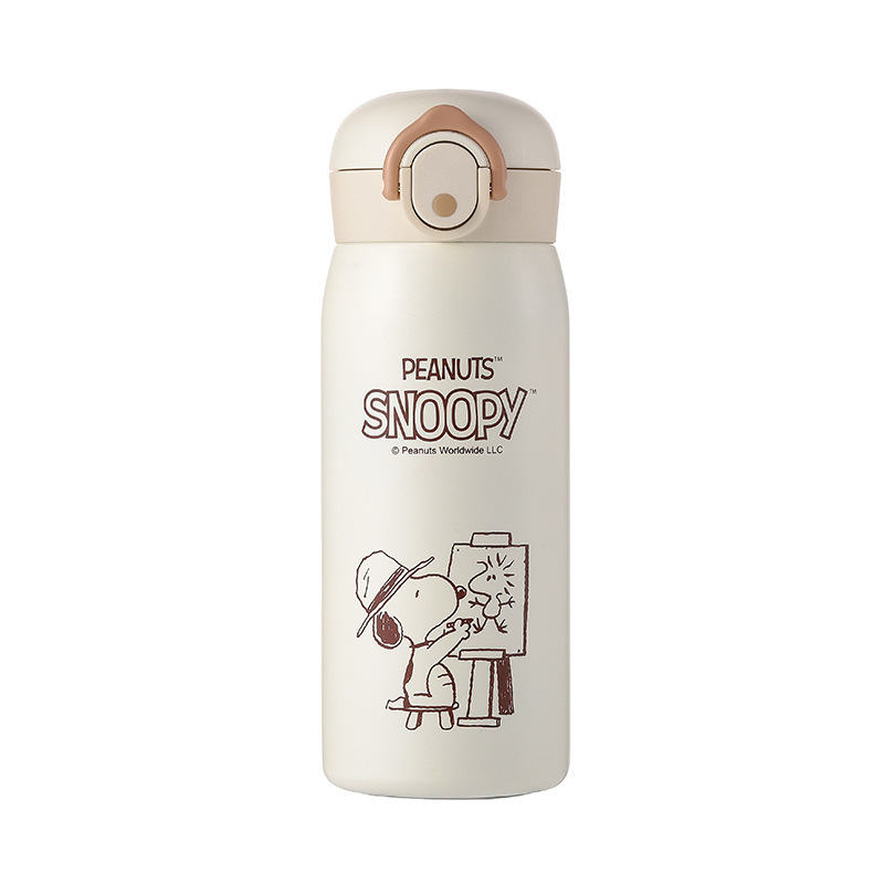 【公式正規品】snoopyスヌーピー316ステンレス保温保冷カップ韓国版清新文芸|undefined