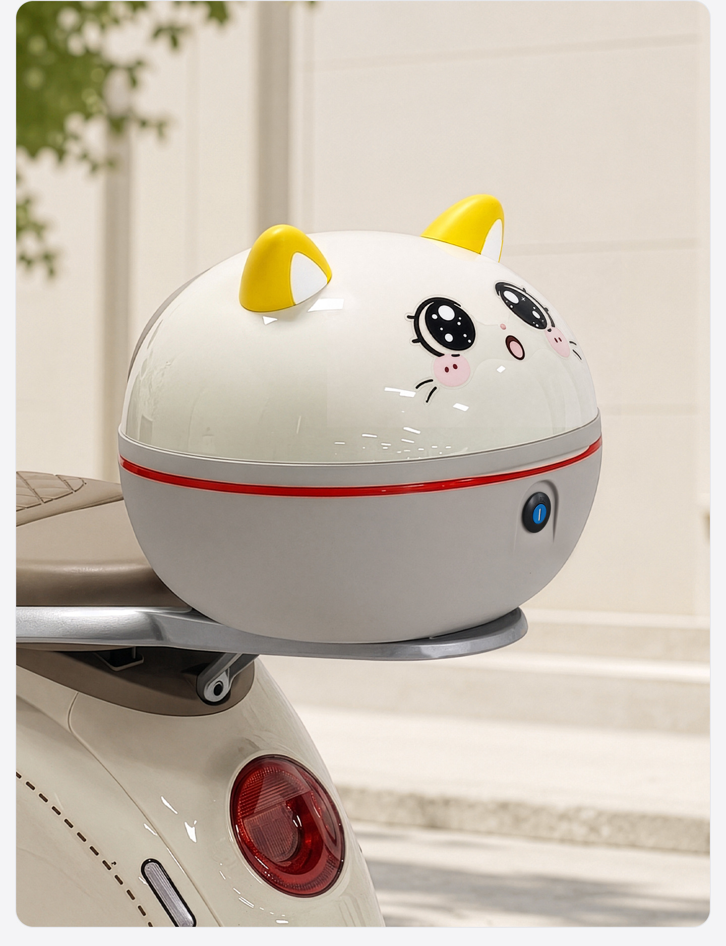 Password-protected electric scooter storage box, thickened for durability, suitable for storing items in the trunk or rear compartment of electric vehicles, meets national standards, waterproof, and h