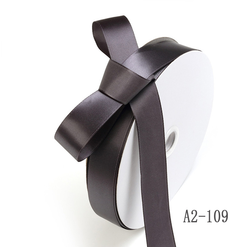 Poliéster cinta arco flor arte paquete seda cinta embalaje Decoración Accesorios caja regalo embalaje cinta al por mayor