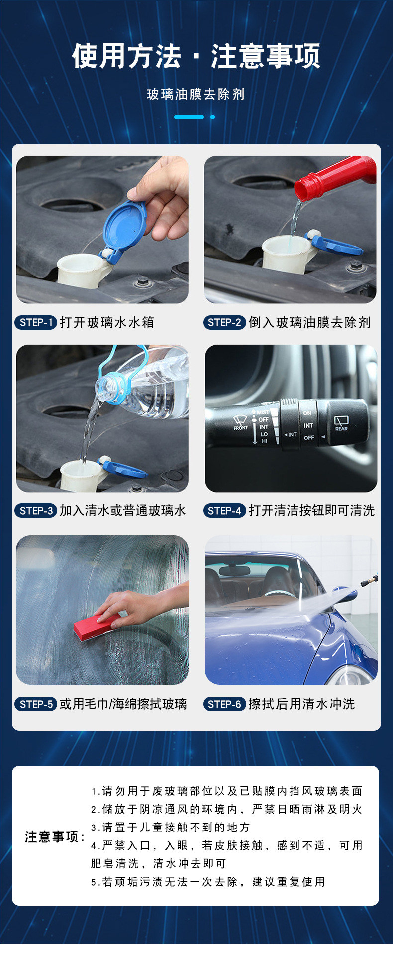 玻璃油膜去除剂