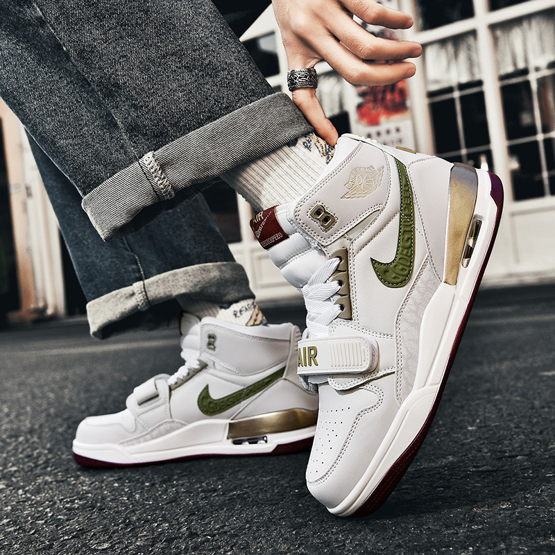 Putian Aj312 Men's Shoes Easter Low-Top High-Top Practical Basketball Shoes Women's Sports Shoes Couple's Style