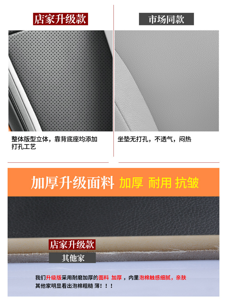 Specially Used for Kia Sethus Seltos Special Seat Cover All-Inclusive Full Leather Car Seat Cushion Four-Season Universal Seat Cover
