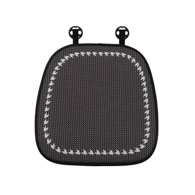 Factory customized car seat cushion four seasons universal comfortable non-slip half-bag car seat cushion advanced sense car seat cover (Seat cushion, seat cover) - honeycomb-white-houndstooth-edge-seat-cushion-front-row