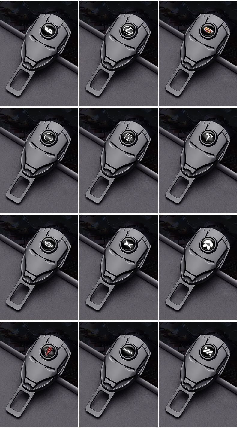 Cross-Border Car Seat Belt Clip Extender Buckle Multifunctional Connector Safety Belt Clip