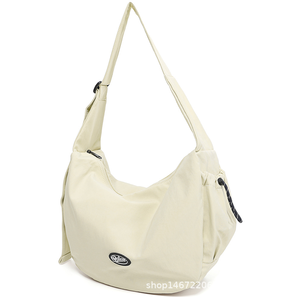 Trendy 2025 New Nylon Crossbody Bag Unisex Fashion Commuter Large Capacity Dumpling Shoulder Bag - Thumbnail 5