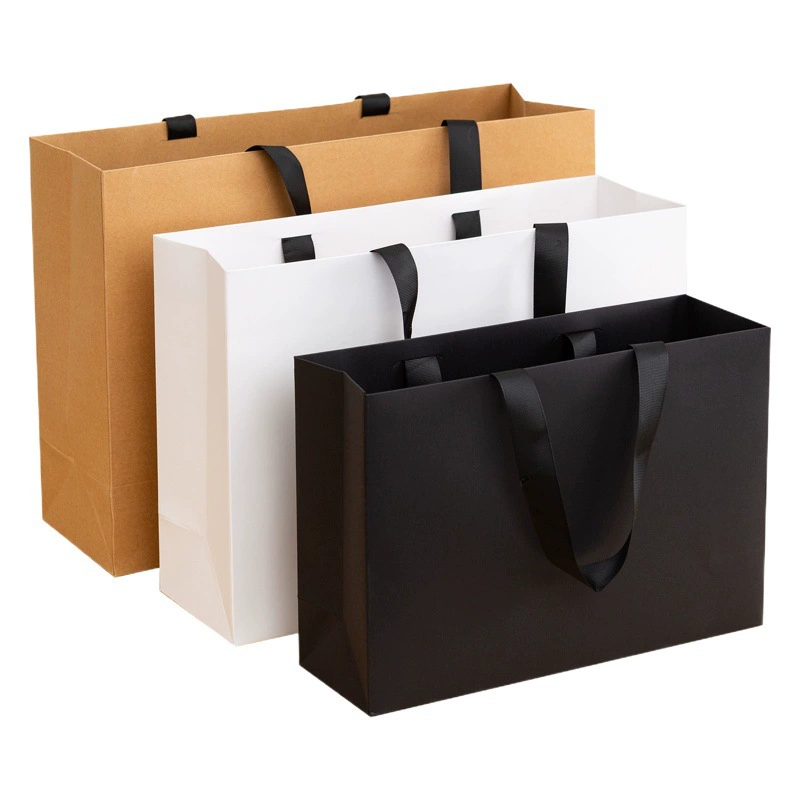 Простой кожаный подарочный пакет Сумка для одежды Сумка для одежды Спотовая резьбовая веревка упаковочная сумка Резьбовая веревка встроенная веревка