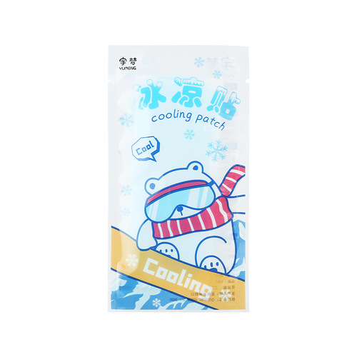 Factory Icy Cold Patch Cooling Cartoon Cute Student Ice Ice Patch Summer Military Training Cooling Fruit Flavor Cold Patch Boxed
