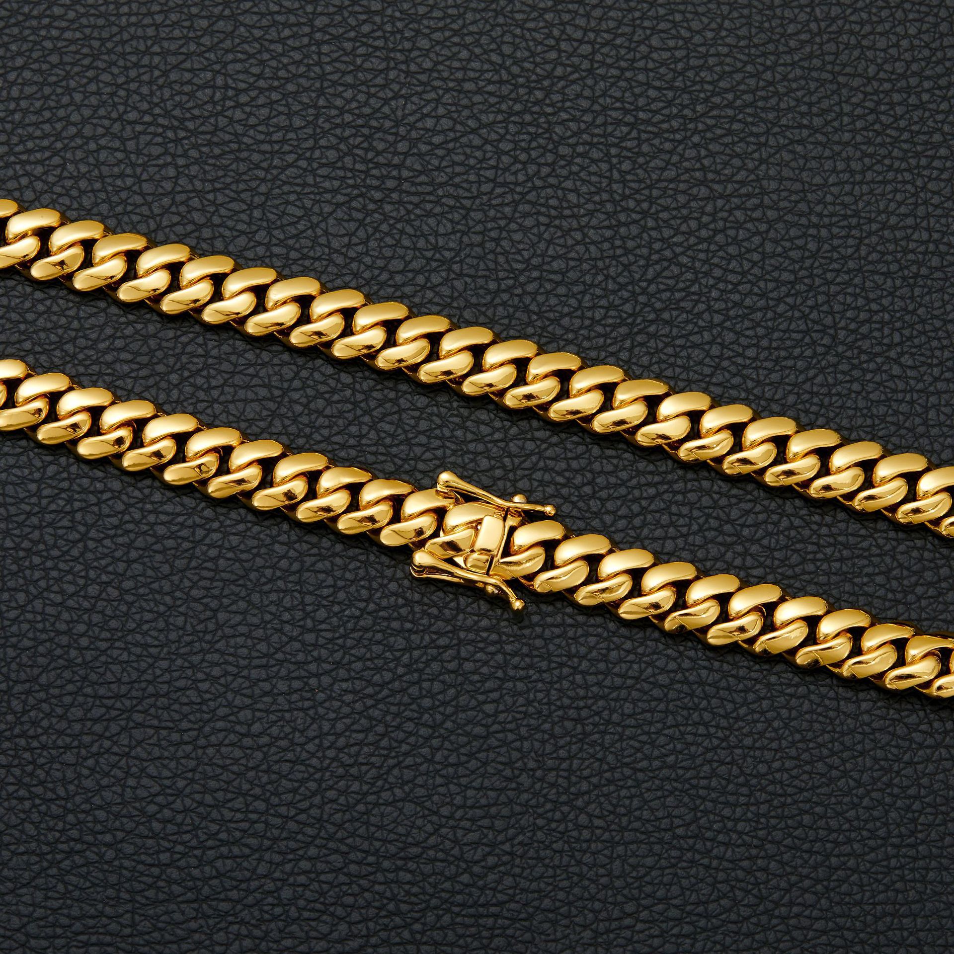 men 14k Yellow Gold hip Cuban crypto chain necklace Solid Chain Italian  Bracelet | eBay