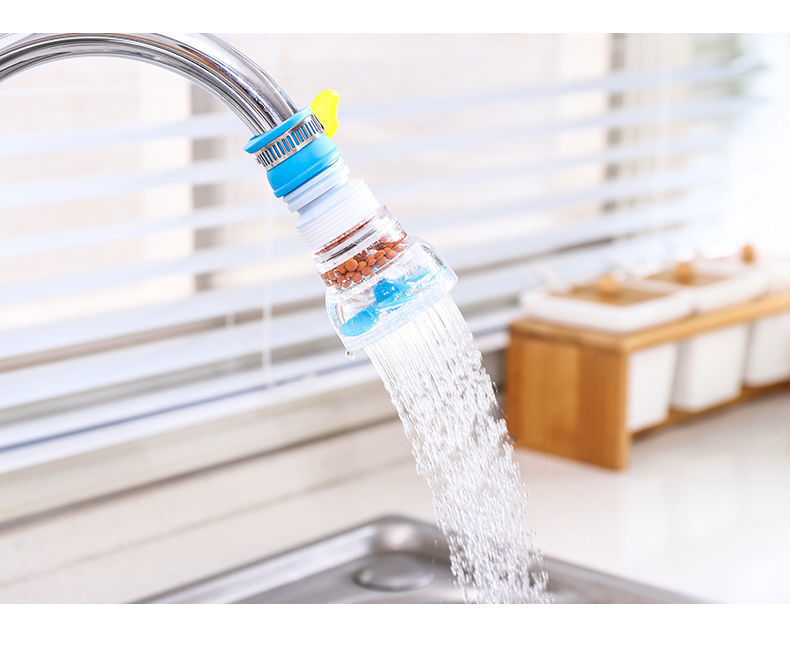 Faucet filter, kitchen water-saving and purified water splash-proof head, retractable with tourmaline faucet, shower faucet undefined