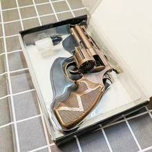 侧开左轮砸响炮枪全金属纸炮枪8090后怀旧儿童玩具枪景区地摊批发