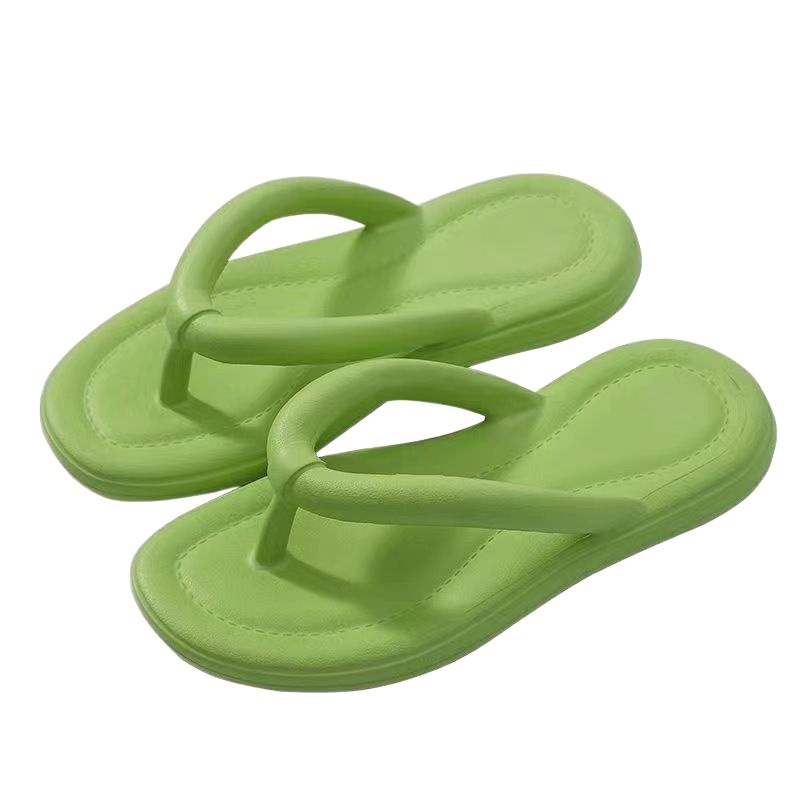 Verano de las mujeres Nuevo ins flip-flop Moda Net infrarrojos flip-flop Eva color sólido ligero simple antideslizante Playa