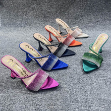 2024¿ŮʽЬ߸⴩ˮŮaslippers ladies heels