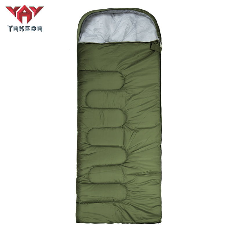 雅科达户外野营露营徒步午休保暖隔脏成人收纳折叠便携式睡袋
