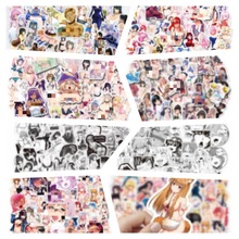400张性感美女贴纸可爱动漫人物贴画手机电脑头盔防水易撕 anime
