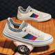 Canvas Men's Shoes 2025 New Summer Breathable Thin Anti-Odor Casual Sneakers One-Legged Lazy Old Beijing Cloth Shoes