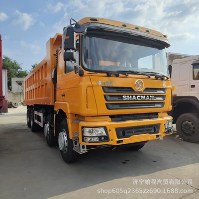 Cross-border supply of Sinotruk Howo rear dump trucks for export to Africa, 375 horsepower, used mining and engineering dump trucks
