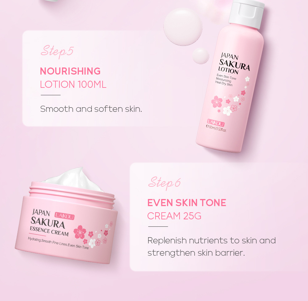 LAIKOU Sakura Skincare Set Image 12