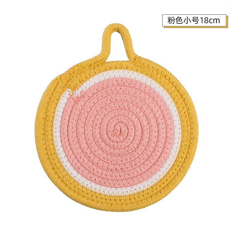 Alfombrilla de té terminada-rosa pequeña 18cm