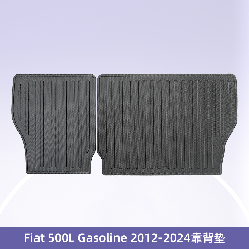 Europa para Fiat 500L 12 - 24 combustible 3D todo el tiempo material TPE cojín de pie para automóviles cojín trasero