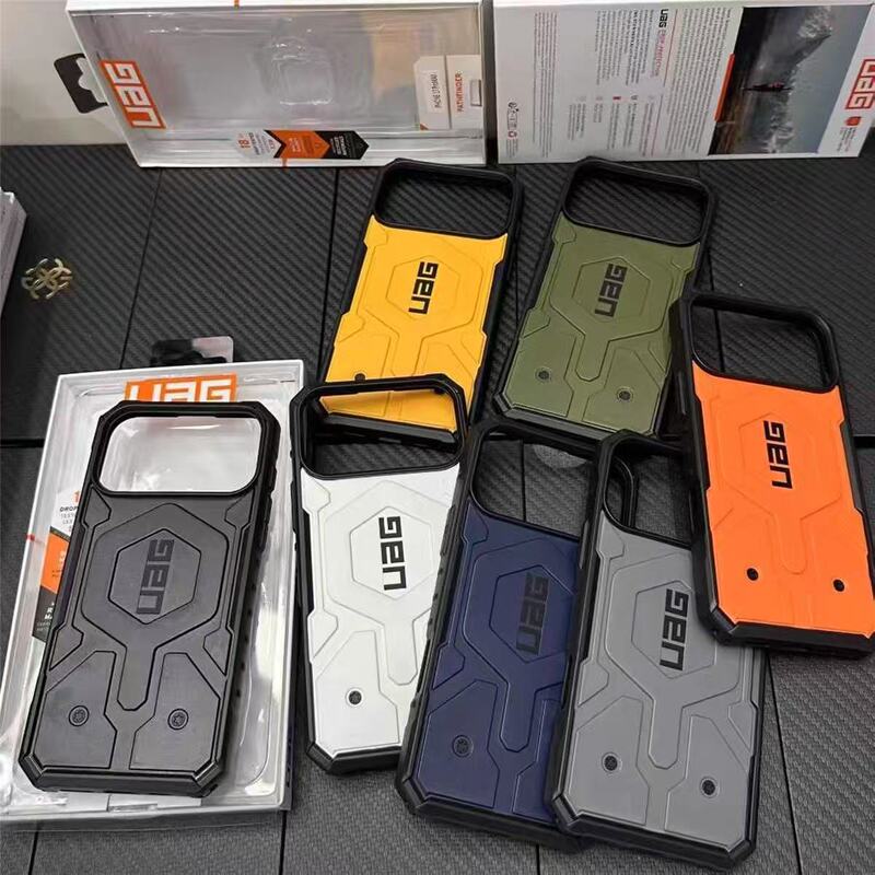 Uag Is Suitable for Apple's 17Promax Mobile Phone Case, New Adventure Series with Label and Packaging, Magnetic 17Pro Protective Case
