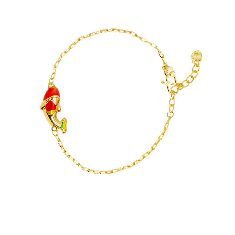 Nueva pulsera de oro de arena vietnamita goteo de aceite año tras año más de Koi joyas de mano para mujeres lujosas joyas de diseño de larga duración