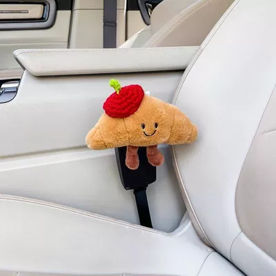 Car tissue box/set, Bag Creative Car Seat Back - croissant-safety-belt-holder-red-hat