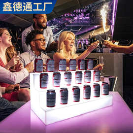 红酒架托鸡尾酒展示架派对活动装饰酒吧用品红酒香槟调酒台发光