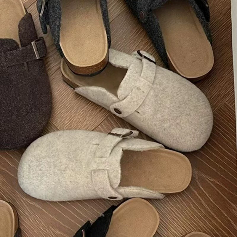 Лентяям носить 2024 осень новые плоские Birkenstock сапоги для женщин