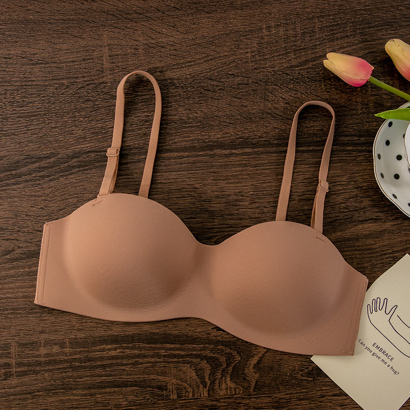 Foreign Trade Seamless Bra for Women, Smooth Surface Bra, Small Chest Push-Up, Thin Cup, Wireless Bra with Two-Row Hook Foreign Trade Seamless Bra for Women, Smooth Surface Bra, Small Chest Push-Up, Thin Cup, Wireless Bra with Two-Row Hook